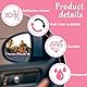 XPEX 4 Stück Passenger princess auto sticker Passagier Princess Auto Parts Passenger princess sticker Netter wasserdichte Fahrzeugspiegelaufkleber, Fenster Rückspiegel Frauenauto