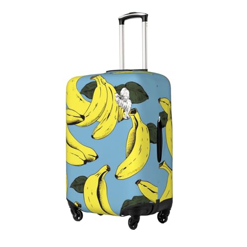 Banana Print Luggage Cover for Suitcase Tsa Approved, Washable Suitcase Protector Fits 18-32 Inch Anti-scratch Suitcase Cover Carry on Luggage Sleeve Travel Baggage Cover2