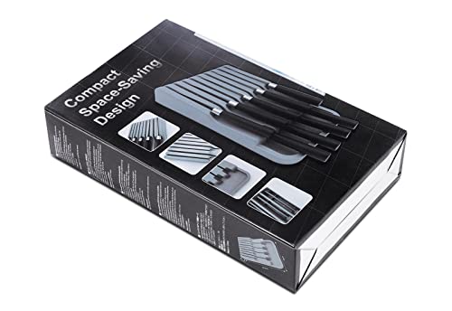Somier In-Drawer Knife Block Kitchen Organizer Tray For Cutlery Drawer Holder Storage, Fit For 9 Knives #TOP6