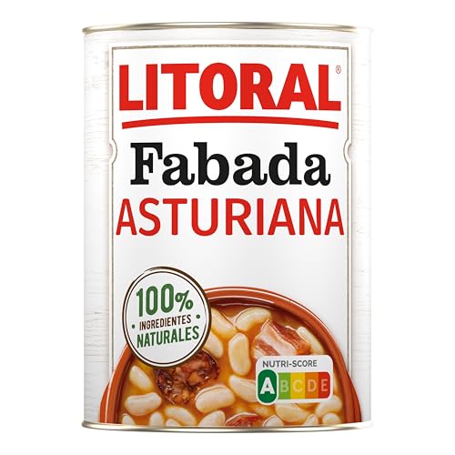 LITORAL Fabada Asturiana - Plato Preparado Sin Gluten - 420g