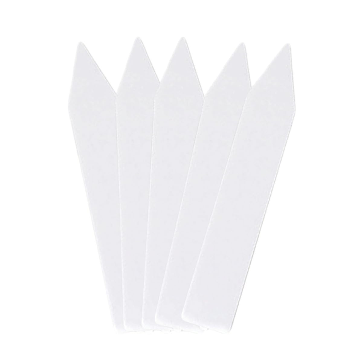 jojofuny 1000 Stück Weiße Kunststoff Pflanzenetiketten Wetterfest und Einfach zu Benutzen für Topfpflanzen und Botanische Gärten 10x2cm Pflanzenschilder