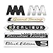 WWFAN Autocollant de Voiture Badge Emblème for Toyota Land Cruiser Prado M Salon exécutif Blanc Noir Edition S Excalibur Grand Touring GT Décalcomanie (Color Name : Red)