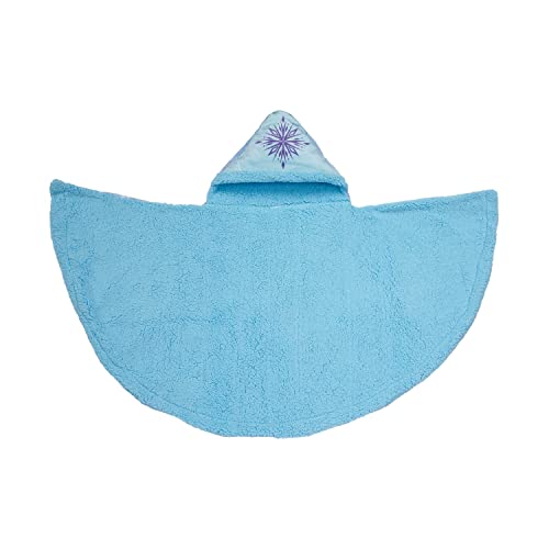 Franco Frozen Elsa Kids Bedding Plush Snuggle Wrap Hooded Sherpa Blanket, 31" X 54", (Official) Disney Product #TOP3