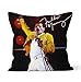 Chiusura con cerniera nascosta Federe decorative bifacciali Freddie Mercury Regalo,Applicare alla decorazione dell'auto Biancheria da letto del divano di casa(45cm x 45cm)