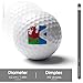 Scottish & Welsh Flag Custom Golf Ball Soft Practice Golf Balls Performance Distance and Speed for Indoor Outdoor