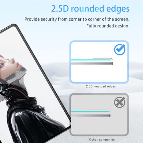 Protector de pantalla NOUKAJU para REDMAGIC Astra 9.06" HD vidrio templado 2 unidades miniatura 5
