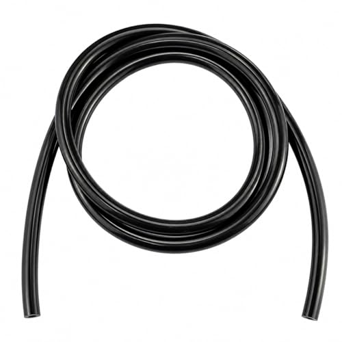 Ucreative 5FT ID 1/4" (6mm) High Temperature Silicone Vacuum Tubing Hose 130PSI Max Pressure Black
