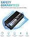 NIHAO 2500W Power Inverters DC 12V to 110V AC Converter with LCD Display, 2 International Socket and Battery Clips for Home, RV, Outdoor, Camping, Boat