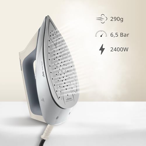 Ufesa Ferro Da Stiro Caldaia Perfect Steam, Ferro A Vapore Con 2400 W, 6,5 Bares, Stira Camicie Verticale E Orizzontale, Colpo Di Vapore 290 G, Caldaia 1,2 L - 3