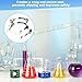 M METERXITY 5-Pack Lab Joint Clip, for 29/32 Glass Standard Ground Glass Joint Stainless Steel Lab Glassware Clamps for Laboratories/Home DIY/Industrial Repairs Conical Interface Clip