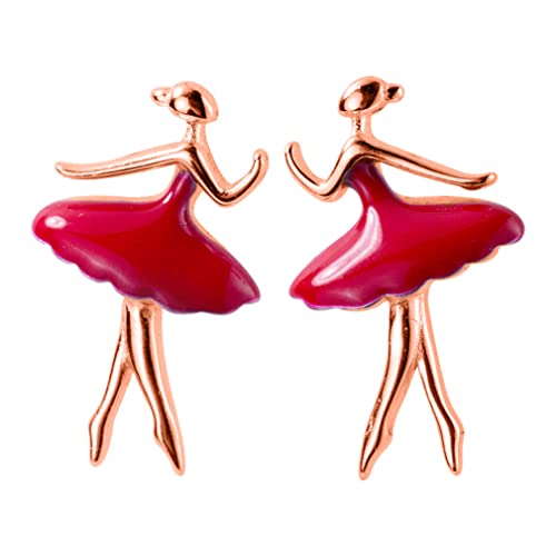 Pendientes de ballet joyas de regalo de San Valentín y bodas mujer