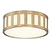 Crystorama Kendal 3 Light Vibrant Gold Flush Mount