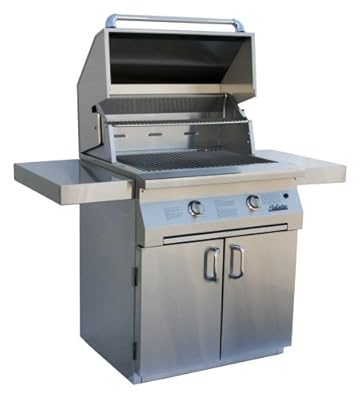 Solaire 30-Inch Infrared Propane Cart Grill, Stainless Steel
