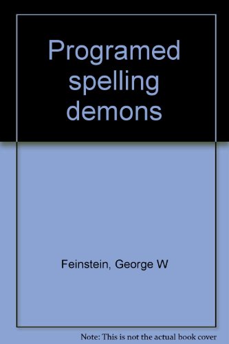 Programed spelling demons 0137301359 Book Cover