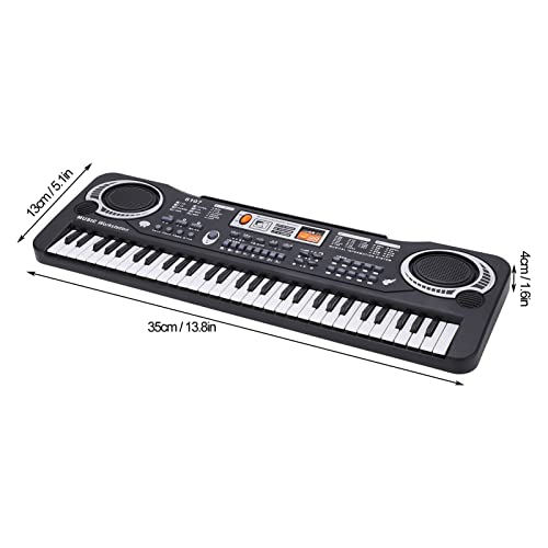 Fuwe Clavier électronique avec 61 Touches, Tableau d’apprentissage, 6 Chansons de Démonstration, 16 Vrais Instruments de… - Les Beatles, Paul McCartney, John Lennon, RIngo Starr, George Harrison Fuwe Clavier électronique avec 61 Touches, Tableau d'apprentissage, 6 Chansons de Démonstration, 16 Vrais Instruments de… – Image 8