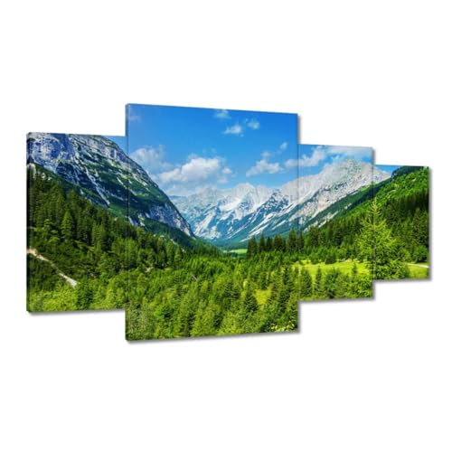 Toile imprimée 160 x 90 cm paysage de montagne pour une évasion quotidienne à la maison