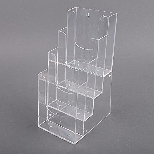 Faberplast 112925 - Portafolletos 1/3 4 VERTICAL 4 huecos escalonados Cover