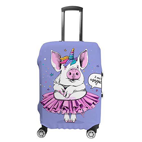 Housse de protection pour bagages lavable et anti-poussière en polyester pour valise de voyage