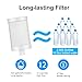 WINGSOL WINGSOL Stainless Steel Water Filter for Sink Faucet, NSF/ANSI 42 & 53, 360° Rotating Tap Purifier Reduces PFAS, Lead, Chlorine & Microplastics, 350 Gallons Long-Lasting for Kitchen & Bathroom