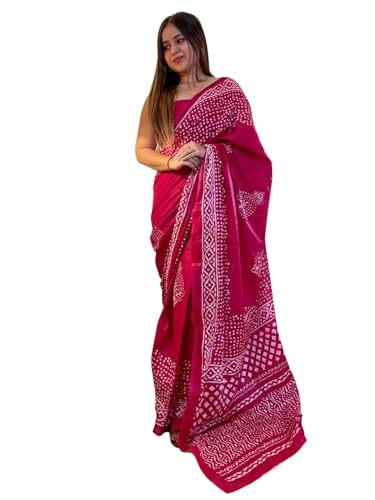 Sari en pur coton léger et respirant couleur violet taille standard