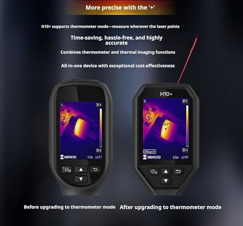 Caméra infrarouge thermique H10+ avec vision nocturne nette