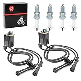 Ignition Coil Pack & Spark Plug Cap For Honda Shadow ACE Aero Spirit 750 VT750 C DC CD 1998-2019 30510-MM8-003