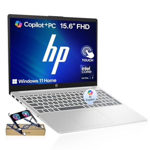 Image of HP 15.6 inch Touchscreen Ultra 7 155H 2026 Edition AI Laptop,24GB DDR5 1TB SSD