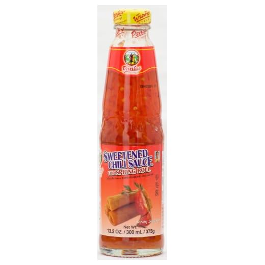 Pantainorasingh Thai Sweetened Chili Sauce for Spring Rolls, 13.2 ounces (3 Bottles)