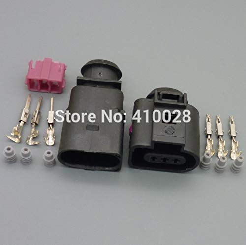 100set 1.5mm 3pin Fuel Leak Detection Diagnosis Pump Connector case for Audi for VW 1J0973703 1J0 973 703 1K0973804