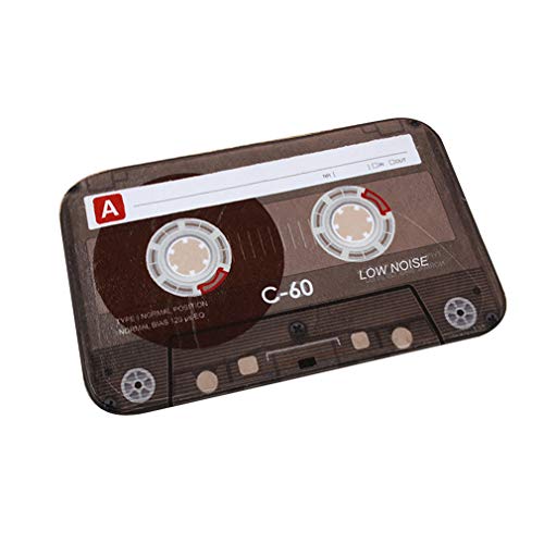 chenqi Alfombras de la Cinta de Cassette del Vintage Antideslizantes alfombras decoración para el hogar Oficina de baño de Puerta Frontal