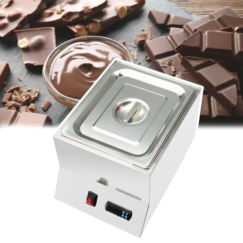 Máquina eléctrica para fundir praliné, máquina para fundir chocolate, con temperatura de 50 a 300 °C, para refrigerios, food trucks y puestos callejeros.,A