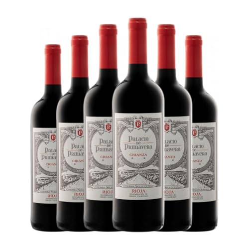 Burgo Viejo Palacio de Primavera Tempranillo Rioja Crianza 75 cl Vino tinto (Caja de 6 Botellas de 75 cl)