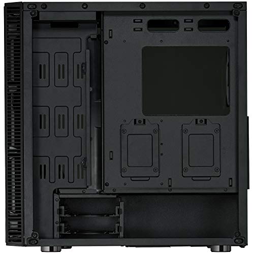 Rosewill Atx Mid Tower Gaming Pc Computer Case 3 Sided Tempered Glass Dual Ring Blue Led Fans Great Cable Management/Airflow - Cullinan V500 Blue #TOP4