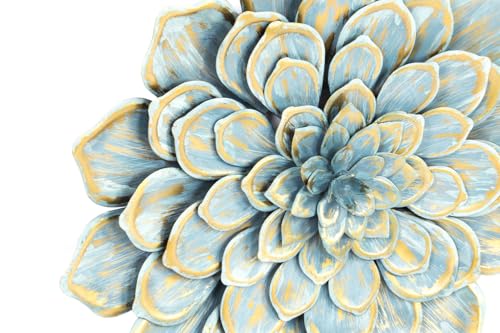 Fleur en métal murale 61cm grand format - Idée déco salon design - 3