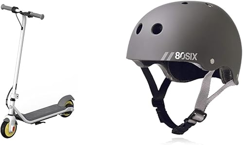 Segway Ninebot C10 Electric Kick Scooter & Mechanical Brake, E Commuting Scooters for Teens, Boys and Girls & 80Six Dual Certified Kids Bike,