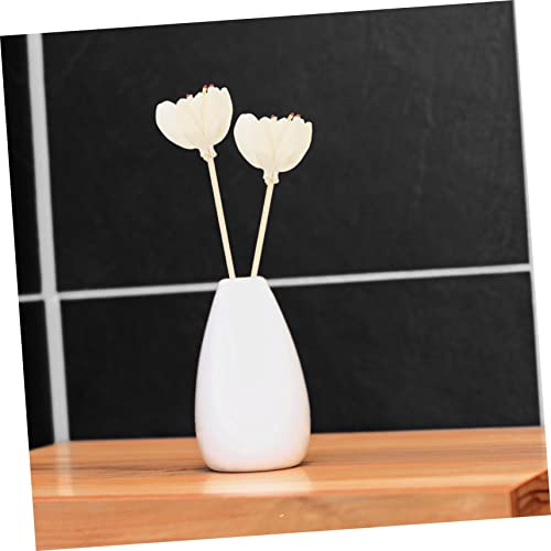 Kichvoe 10 varillas difusoras florales para aromaterapia miniatura 5