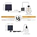 Ousam Led Solar Lights Outdoor Dusk to Dawn Shed Light 9.8FT Extension Cable Solar Powered Bulb Pendant Waterproof for Indoor, Chicken Coop, Porch, Gazebo (Warm White)