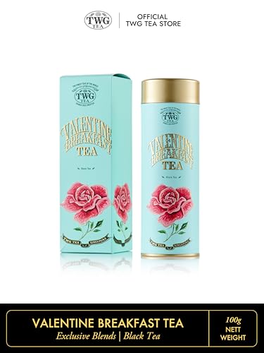 Image of TWG Tea | Valentine Breakfast Tea | Black Tea | Sugar Pearls & Berries | Haute Couture Tin, 100g | Gift Set