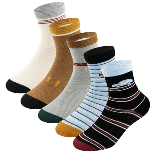 Soleeya 5 paar kinder socken jungen mädchen, Atmungsaktiv...