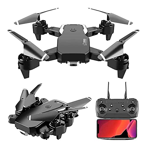 WYMYY Drone GPS Plegable con cámara 4K UHD para Adultos, Quadcopter Auto Return Home, Follow Me, Control de Largo Alcance, Modo de 3 velocidades Incluye Bolsa de Transporte (2 baterías)