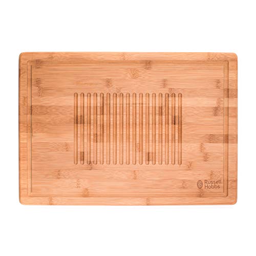 Russell Hobbs RH00380EU Meat Carving Board | Ideal for Slicing & Serving, 50.8 x 35 cm