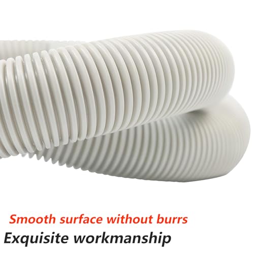 Ctyjia 1 Stück Überlaufrohre, 450 mm (17,7 Zoll) Flexibles Waschbeckenablaufrohr, Küchenspüle Abflussschlauch für Überlaufkopf, Außendurchmesser: 23 mm-24mm