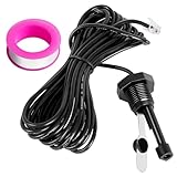 GLX-FLO-RP - Conjunto de interruptor de flujo compatible con el sistema de cloración salina Hayward Goldline - Sensor de flujo de piscina con cable de 15 pies apto para generador de cloro salino