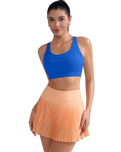 Image of RUNNING GIRL Sports Bras for Women High Support,Racerback Supportive Molded Cup Sports Bra with Sewn in Pads
