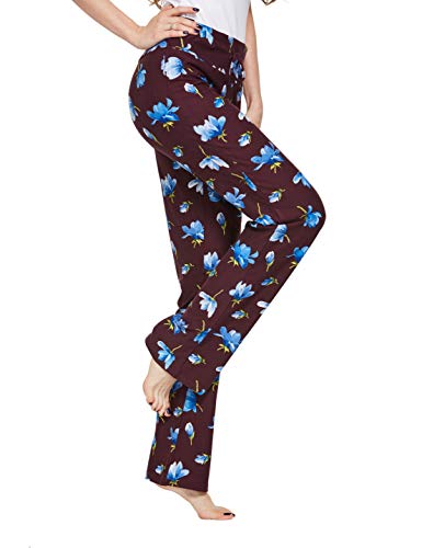 Image of CYZ Womens Casual Stretch Cotton Pajama Pants Simple Lounge Pants