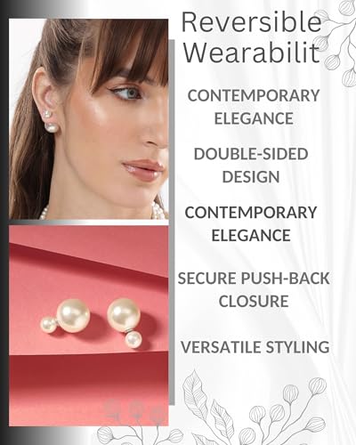 Image of Mansiyaorange Chunky Earrings Tops Stud For Women & Girls