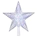 Price comparison product image LED Star Christmas Tree Topper Flash Star Light Christmas Star Lights for Xmas Party Tradition Tree Ornament Holiday Indoors Outdoors Decoration-18CM