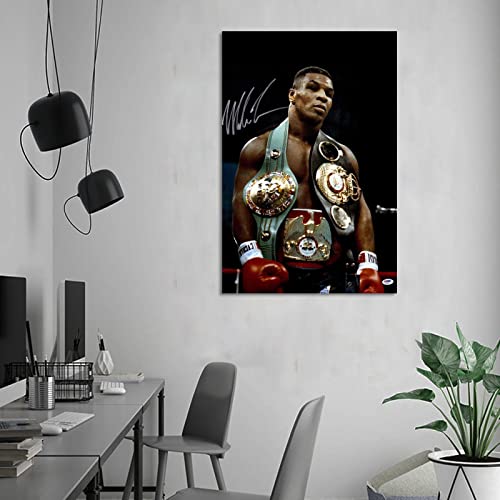 Faguang SV37OEP9MJTQ Tyson With Belts Boxing Canvas Art Poster And Wall Art Picture Print Modern Family Bedroom Decor Posters 16X24Inch thumb #5