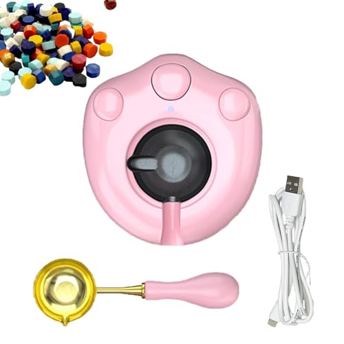 Kit cucchiaio per sciogliere la, bastoncini elettrici per sigillare la, pentola a bassa pressione per sciogliere velocemente la, con design a di gatto, per biglietti d'invito