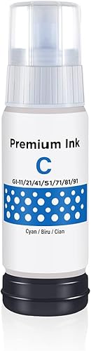 Miniatura 3 de Omera Repuesto de tinta compatible para botella de repuesto para impresoras Canon GI-21 GI21 de tinta de tinte para Canon G3260 G2260 G1220 todo en